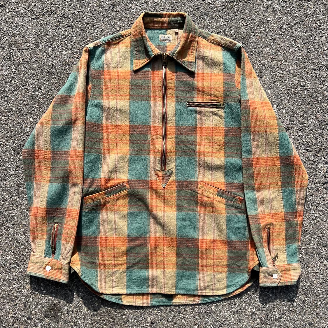 Gooseberry Lay & Co 플란넬 체크 풀오버 셔츠 상품이미지1