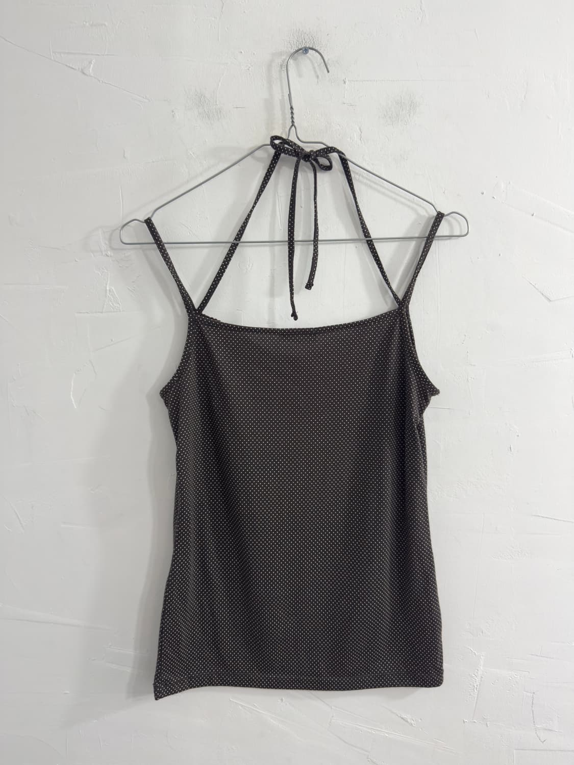 brown dot sleeveless 상품이미지4