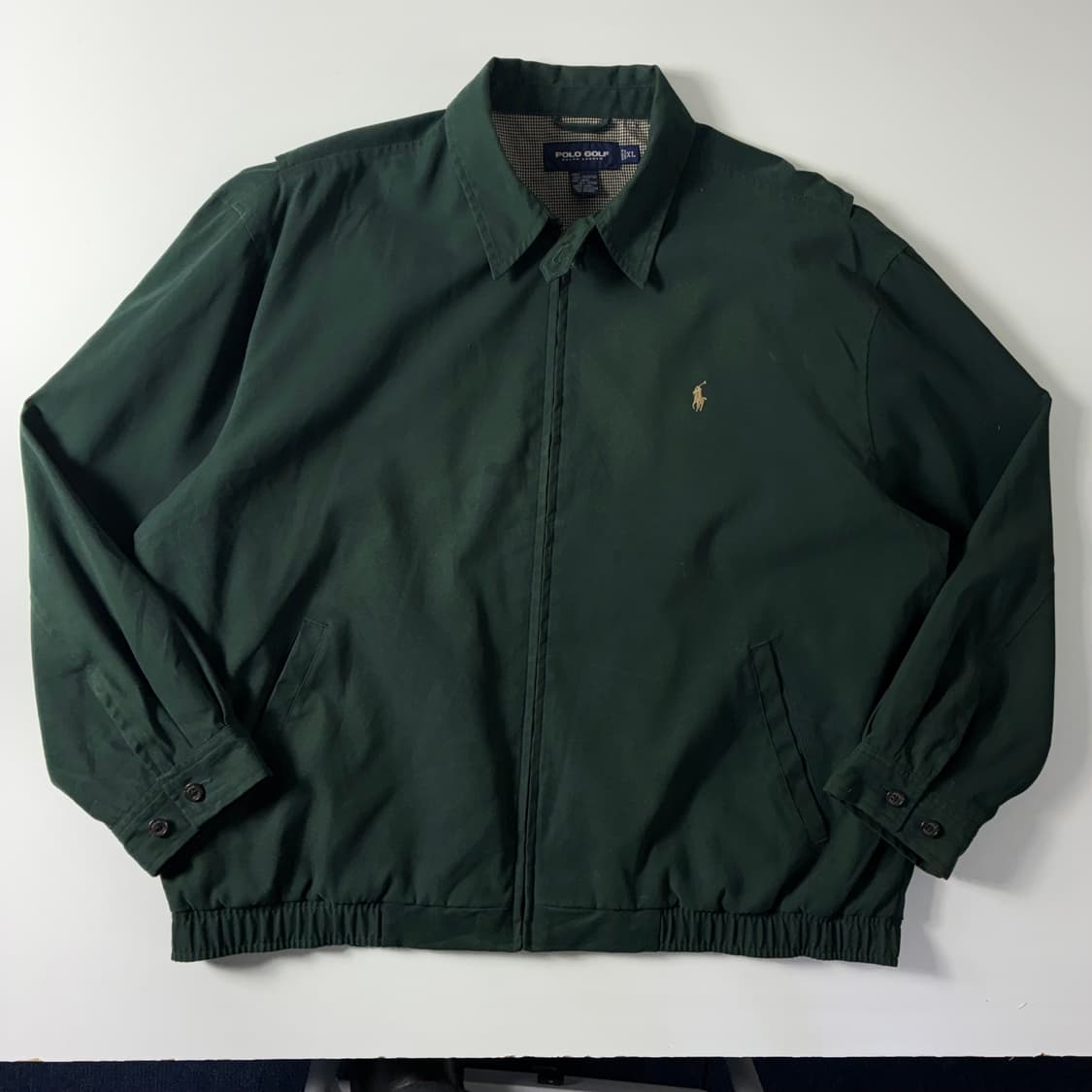 Polo  폴로 골프 90,s 다크그린 트윌 나일론 바이스윙 자켓  Pr 상품이미지2