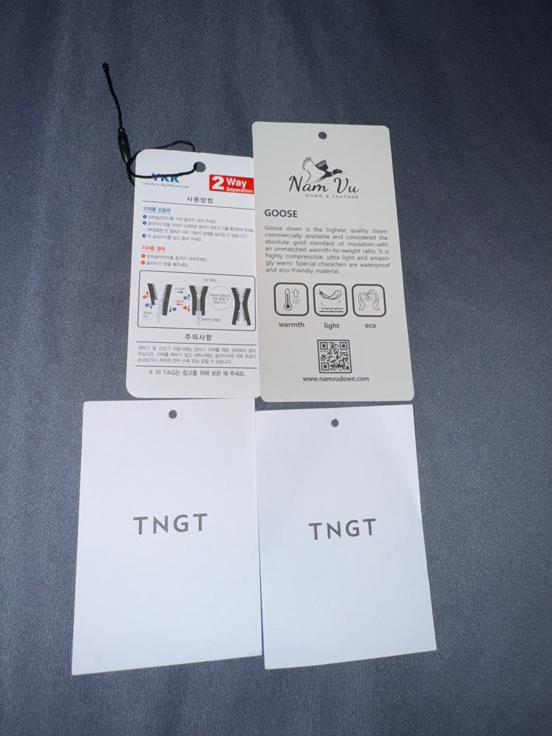 [95]tngt 미드그레이 벌룬핏 후드 구스 다운 점퍼 상품이미지9
