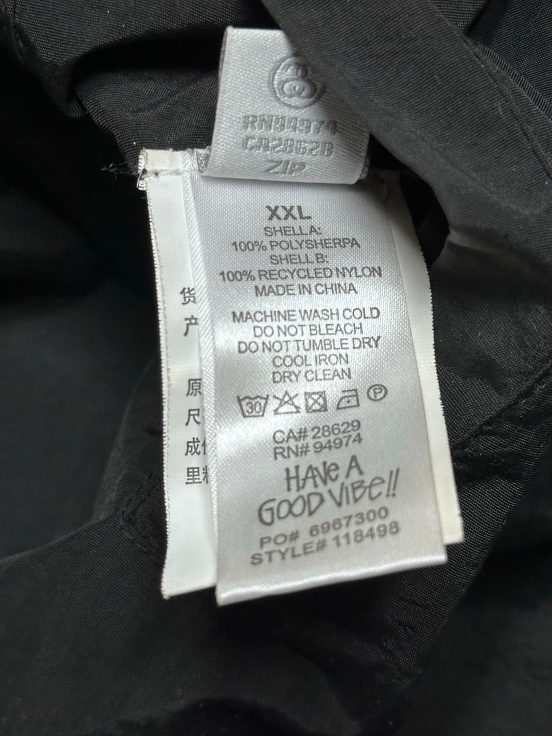 Stussy 스투시 리버시블 쉐르파 8볼 플리스 자켓 상품이미지7