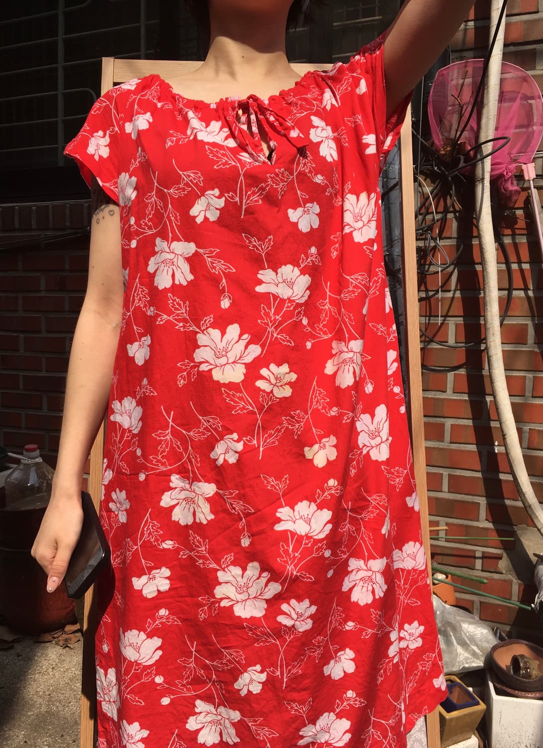 하와이안 로지 블룸 원피스 상품이미지5