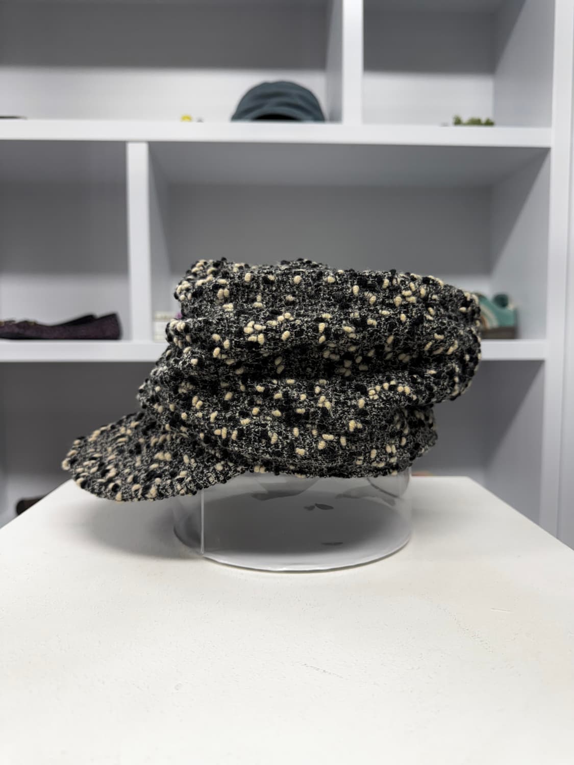 ca4la 트위드 캡 상품이미지2