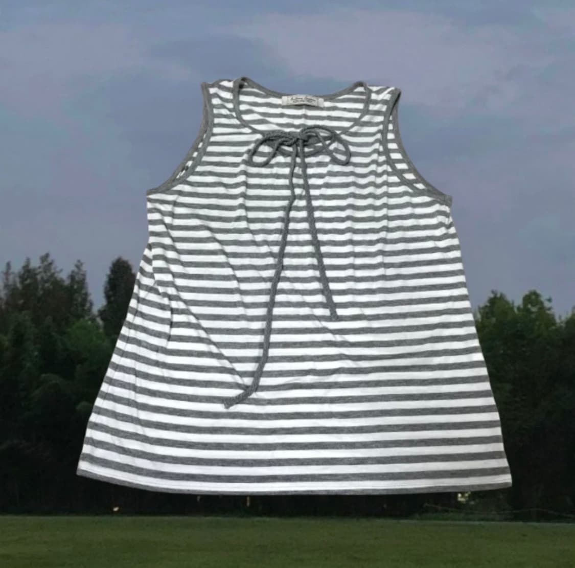 모리걸 일본빈티지 스트라이프 나시 슬리브 상품이미지1