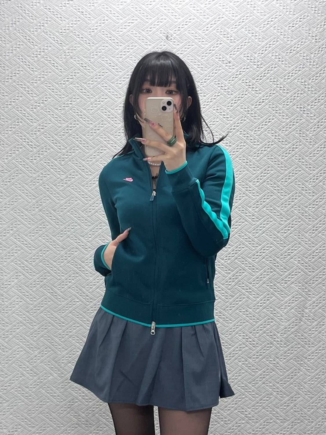 나이키 Y2K 레트로 00's 민트코어 딱붙핏 져지 집업 M C11712 상품이미지2