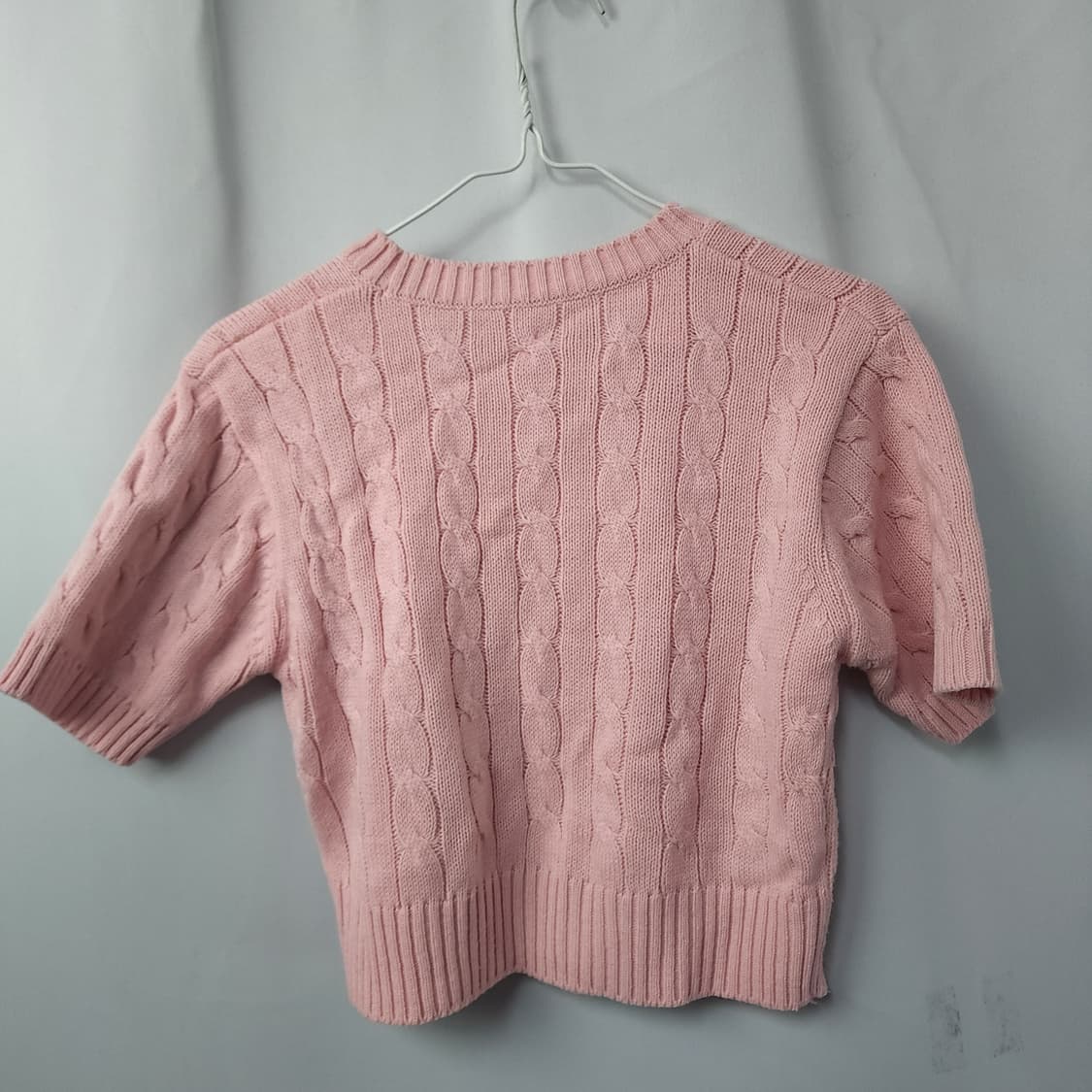 55[102] 크롭 니트 반팔 / 1개씩  상품이미지5