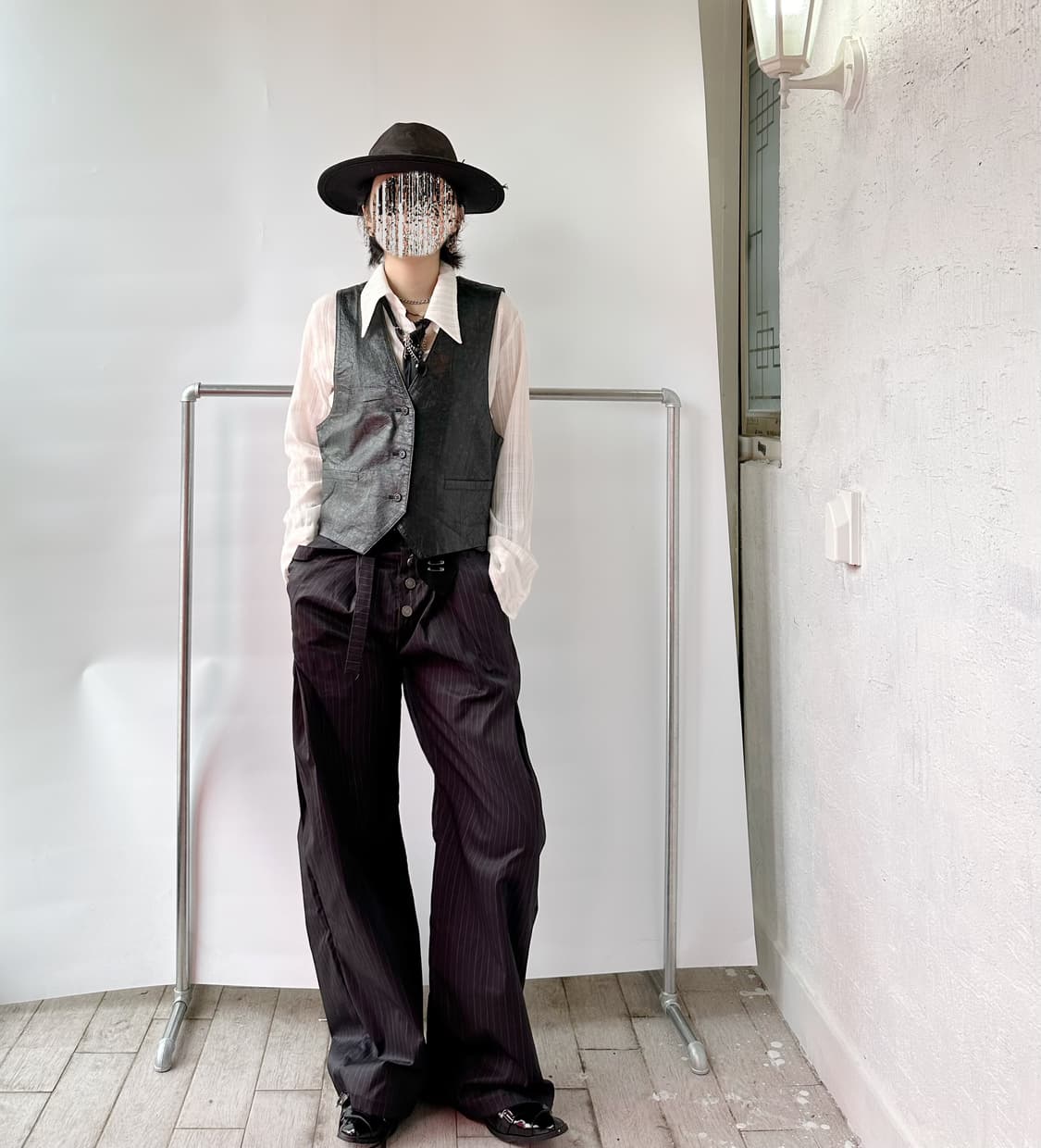 real leather vest 상품이미지4