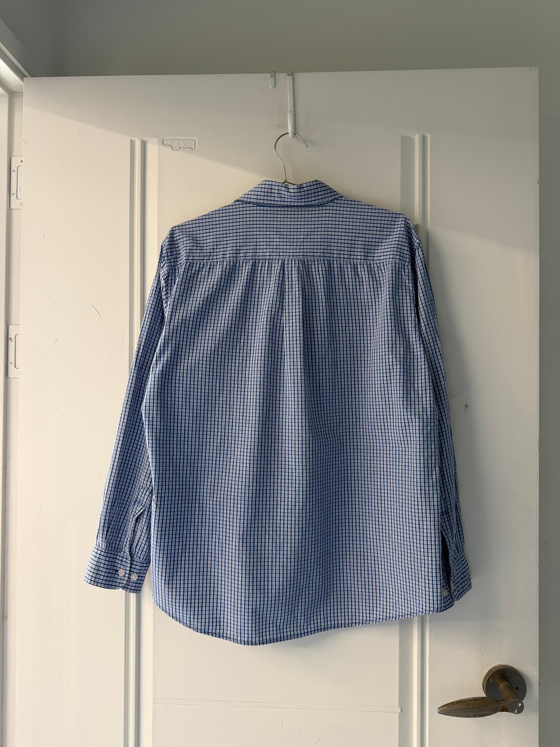 일본빈티지 컨버스 블루 체크셔츠 상품이미지10