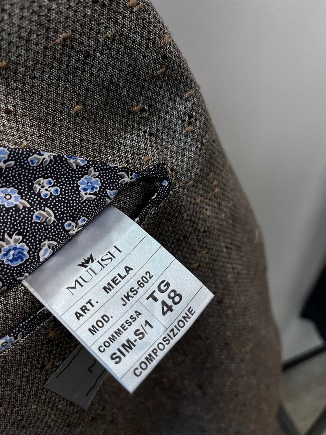 슬림100) MULISH 이태리 트위드 블레이져  상품이미지7