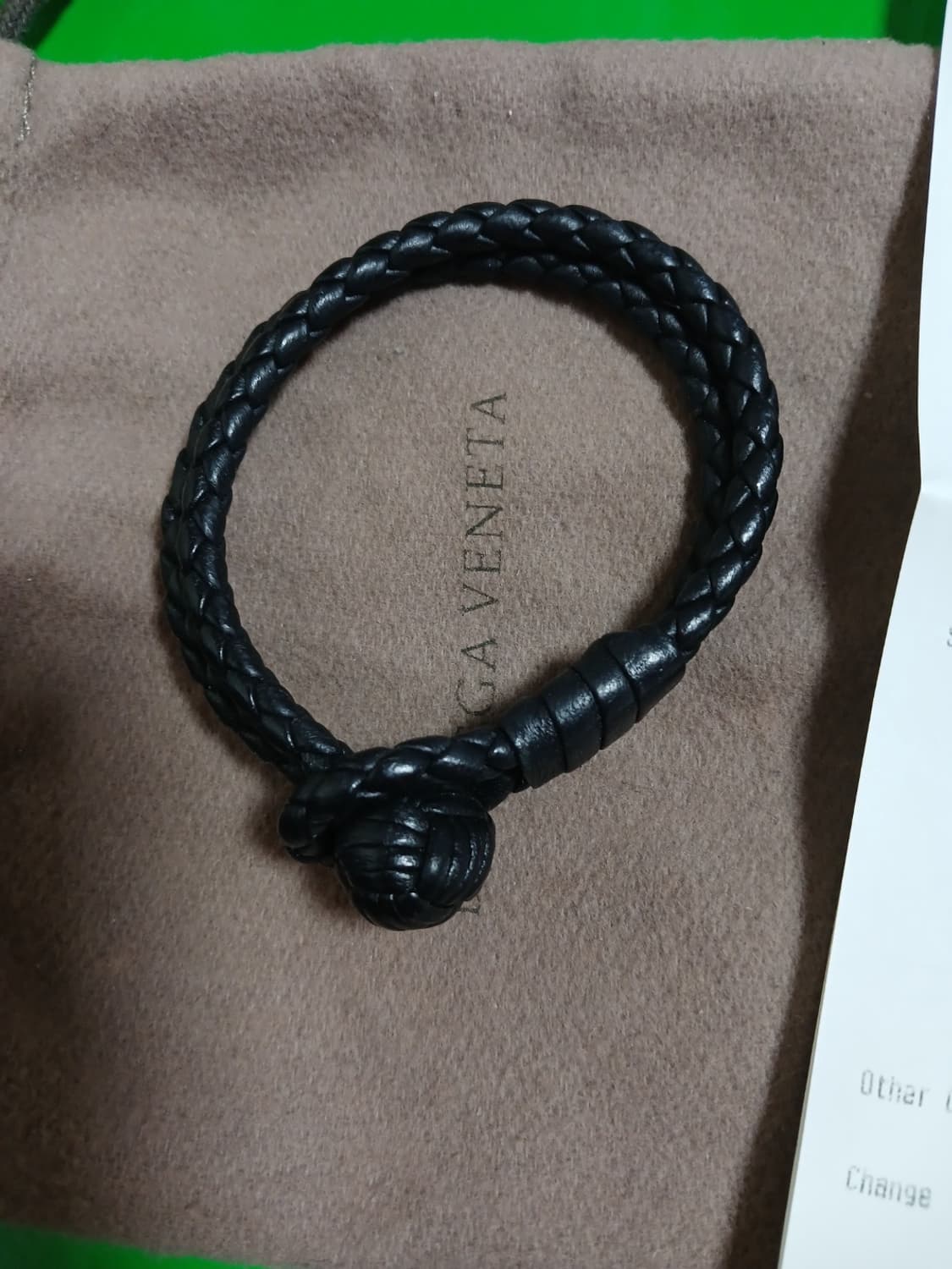 보테가베네타 가죽팔찌 판매 상품이미지1