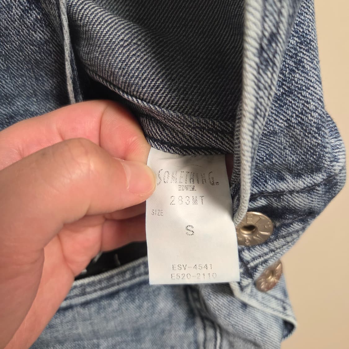 Edwin 카펜터 데님 오버롤 청바지 30-31 상품이미지8