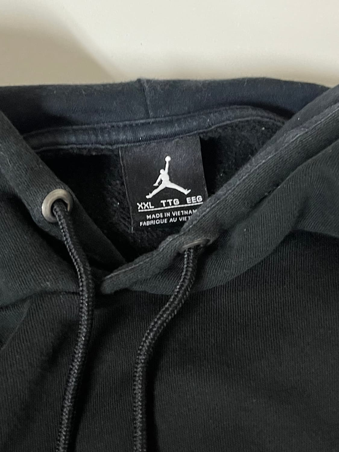 XXL) 나이키 조던 점프맨 후드 티셔츠 블랙 상품이미지4