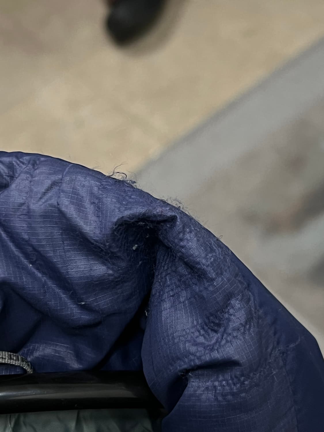 노스페이스 700필 구스다운 눕시 패딩 자켓 블루 상품이미지8