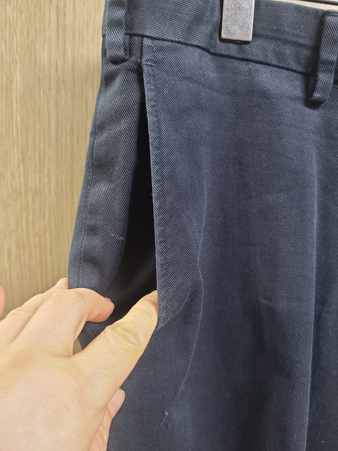 브리오니 남성 면바지 슬랙스 네이비  상품이미지3