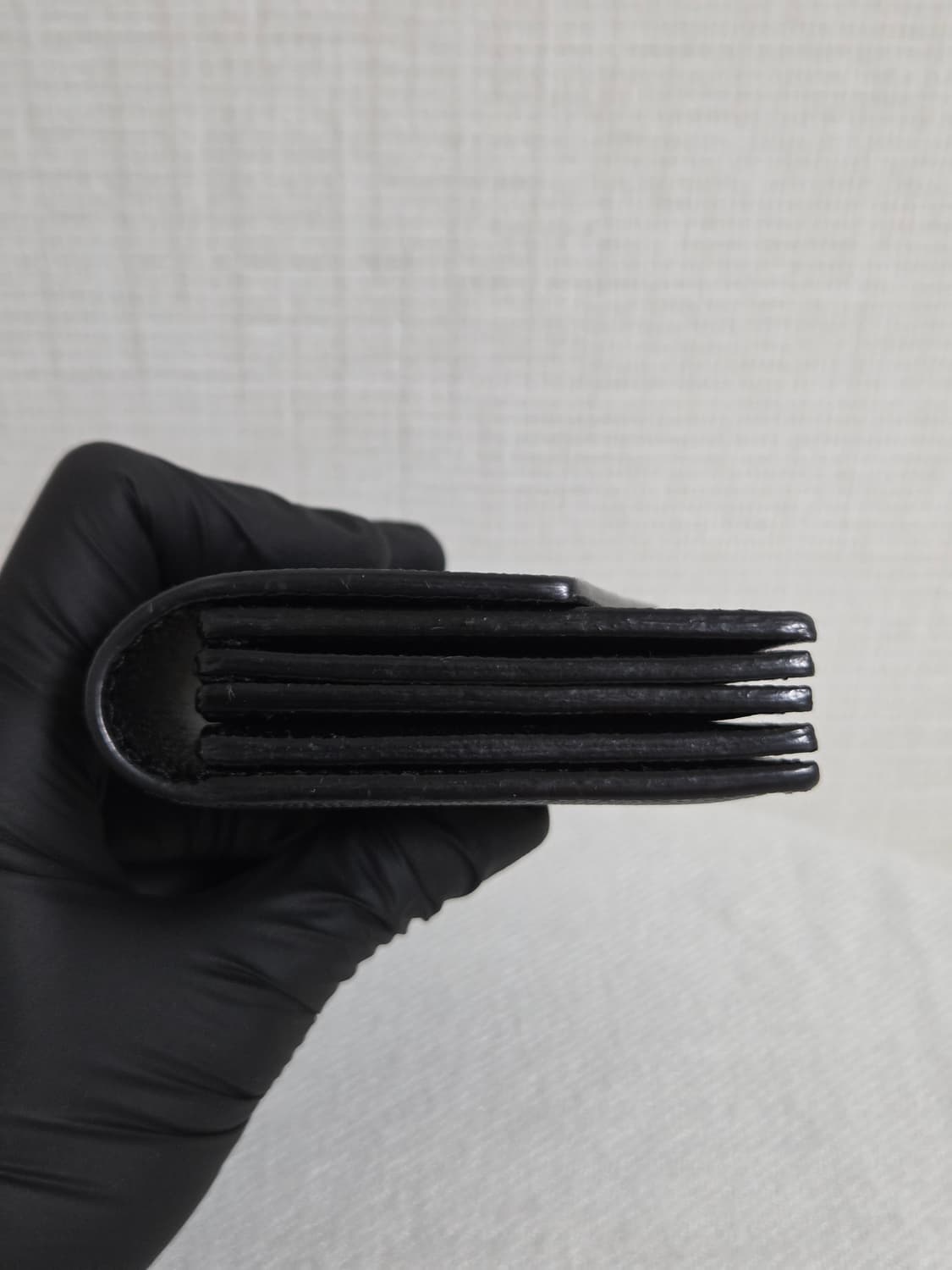 생로랑 업타운 아코디언 카드지갑 블랙 (607685) 상품이미지9