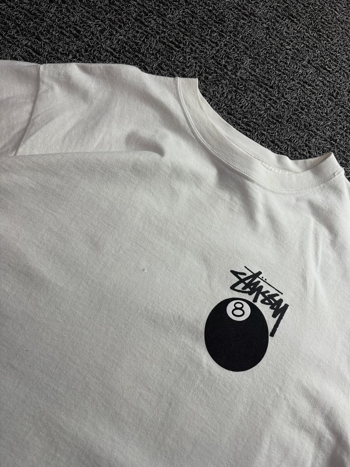 스투시 에잇볼 빅로고 박시핏 반팔티 4187 상품이미지4