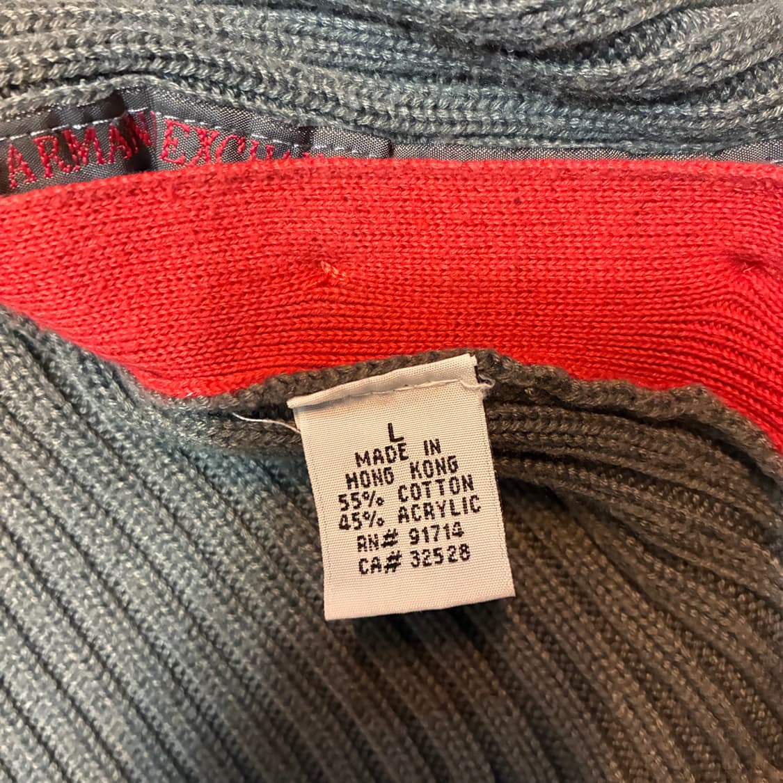 00s 아르마니 익스체인지 사선 니트 상품이미지4