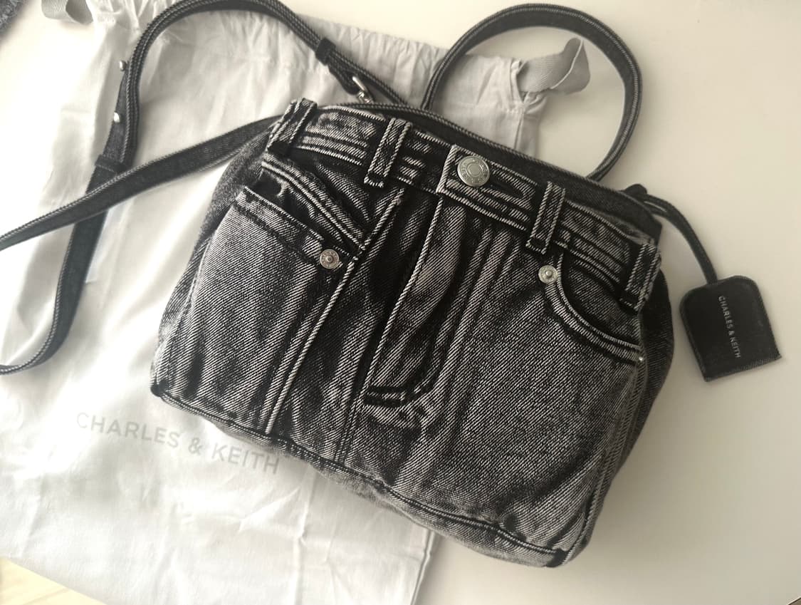 찰스앤키스 데님 토트•크로스백 상품이미지2