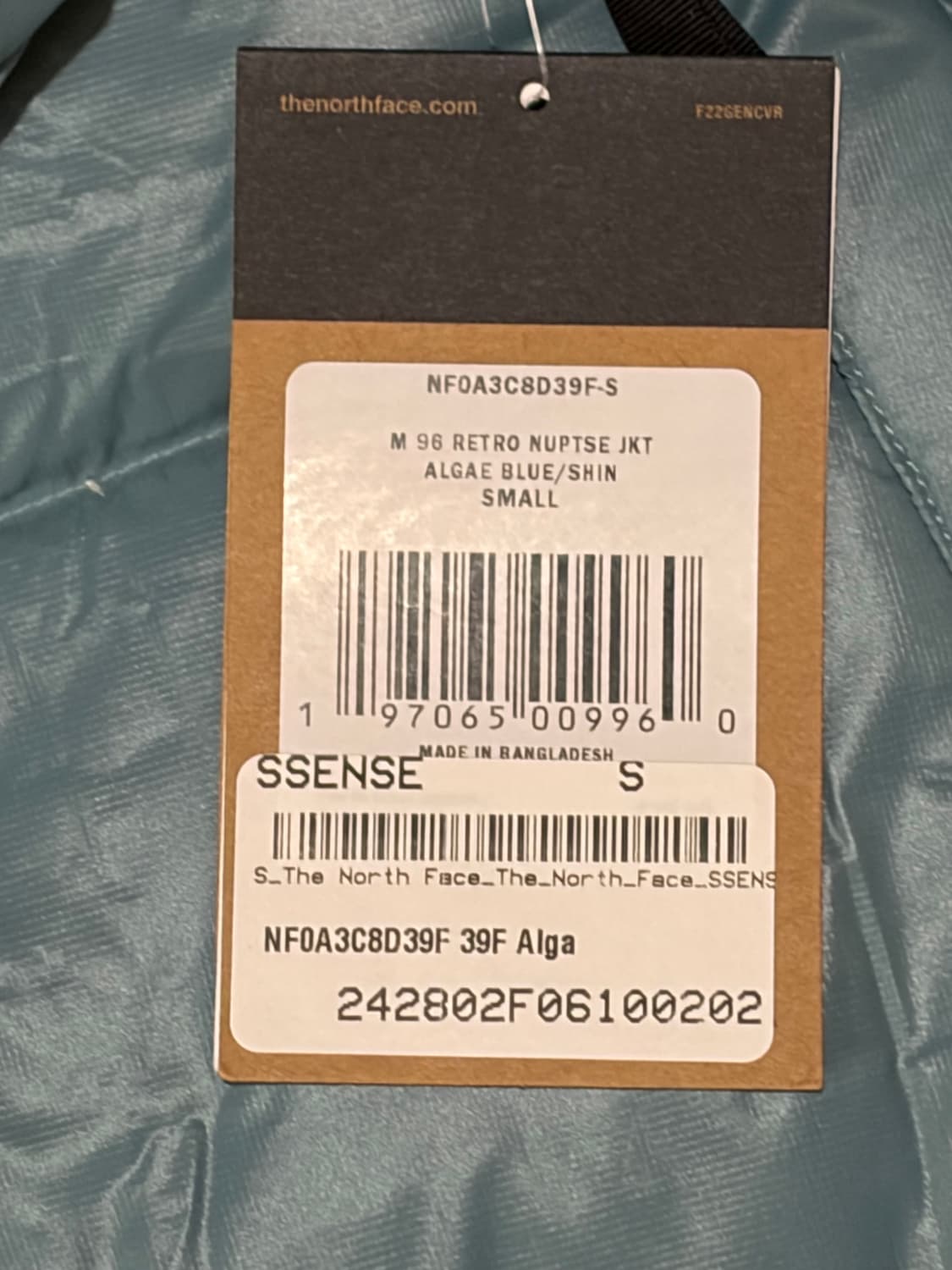 센스 한정판 노스페이스 눕시 1996 샤인블루 상품이미지4