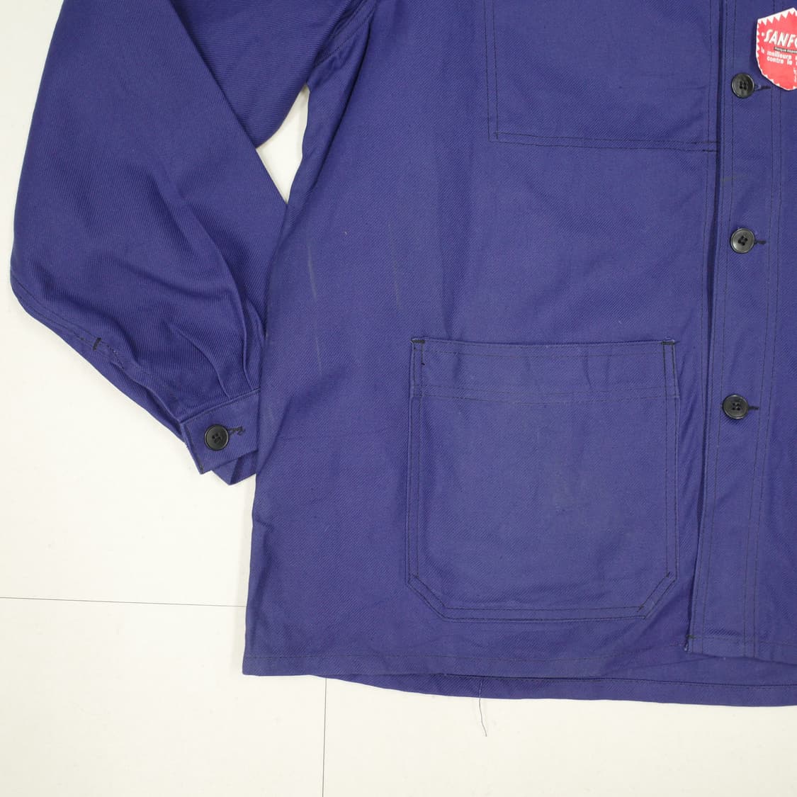 70s 프렌치 클럽 카라 초어 워크 자켓 데드스탁 110 상품이미지4