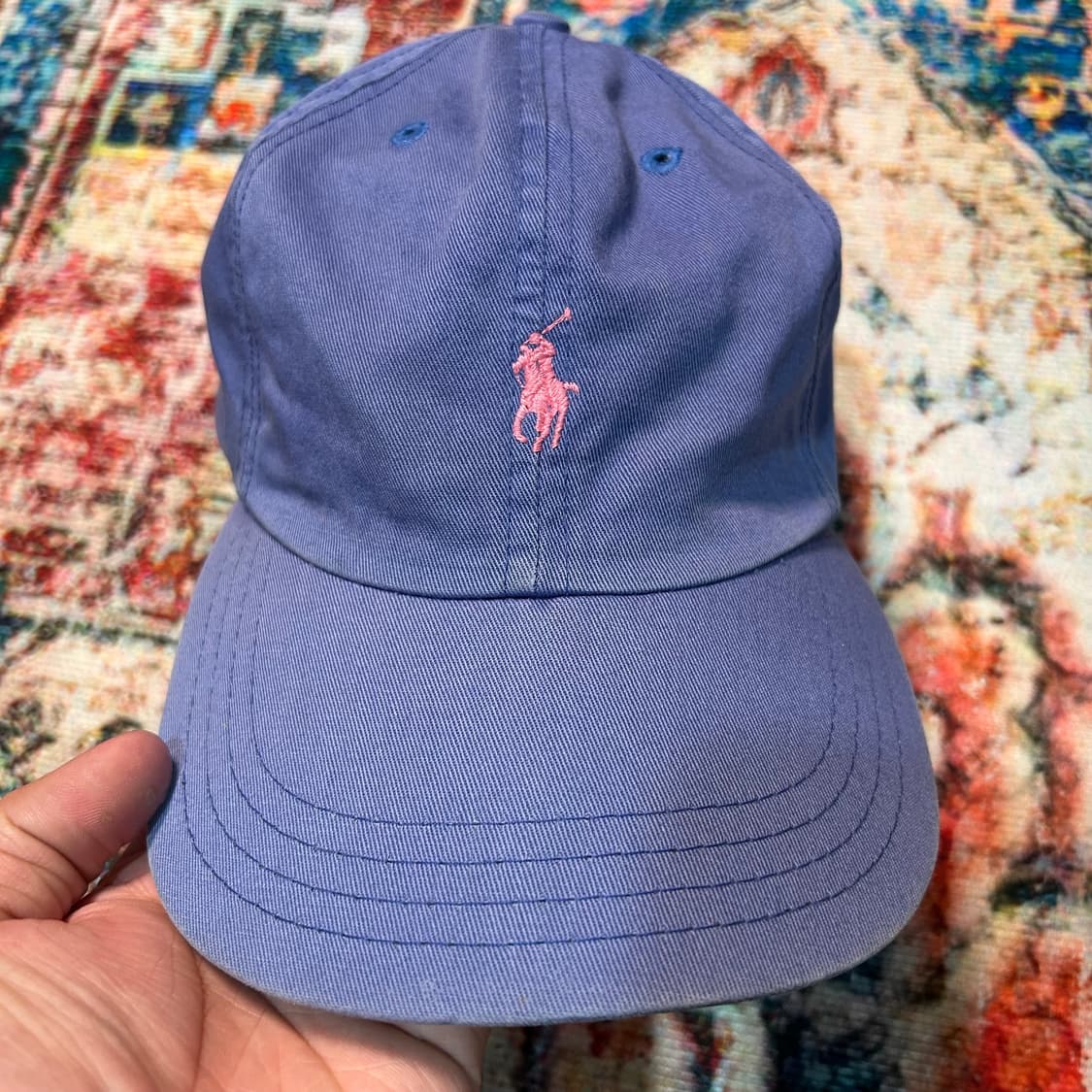 [OS] 폴로 스포츠 라벤더 컬러 로고 볼캡(미국생산) 상품이미지2