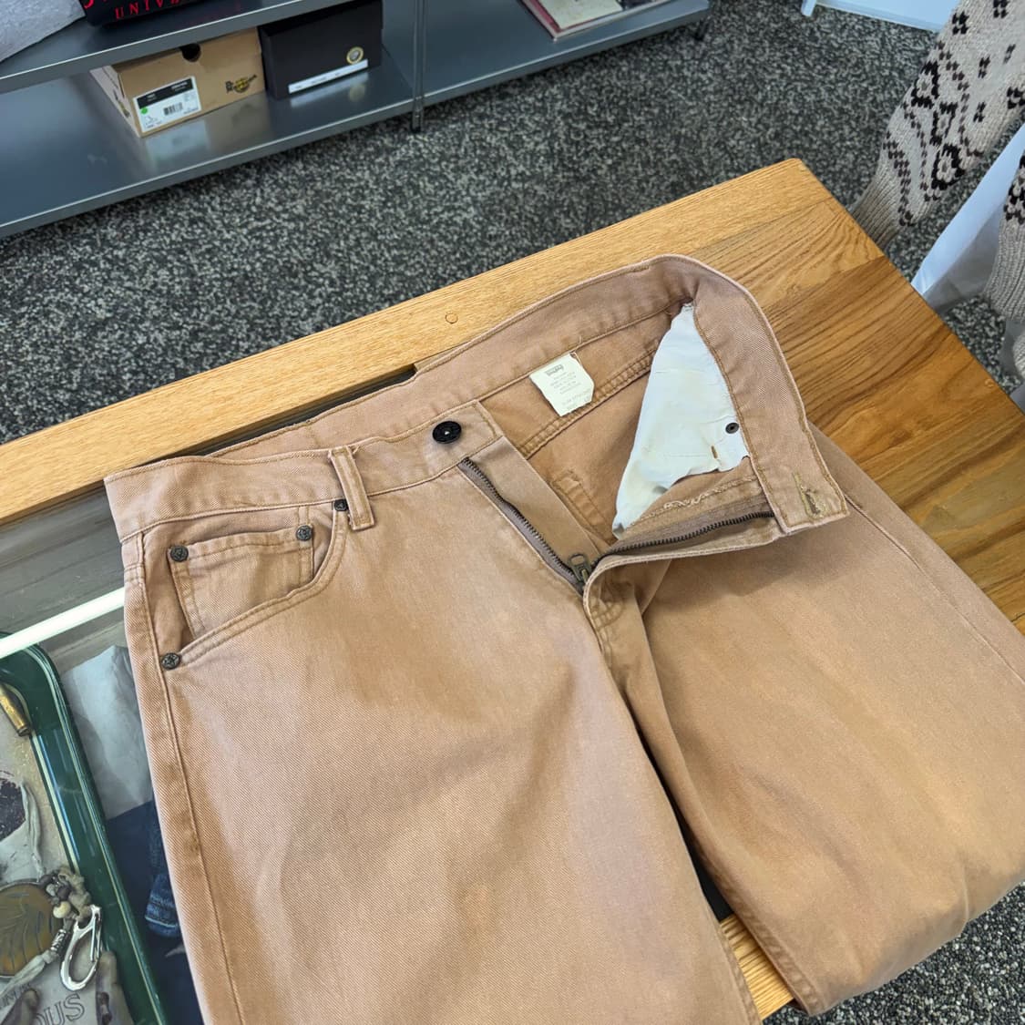 리바이스 브라운 슬림 스트레이트 진 (32)   상품이미지6