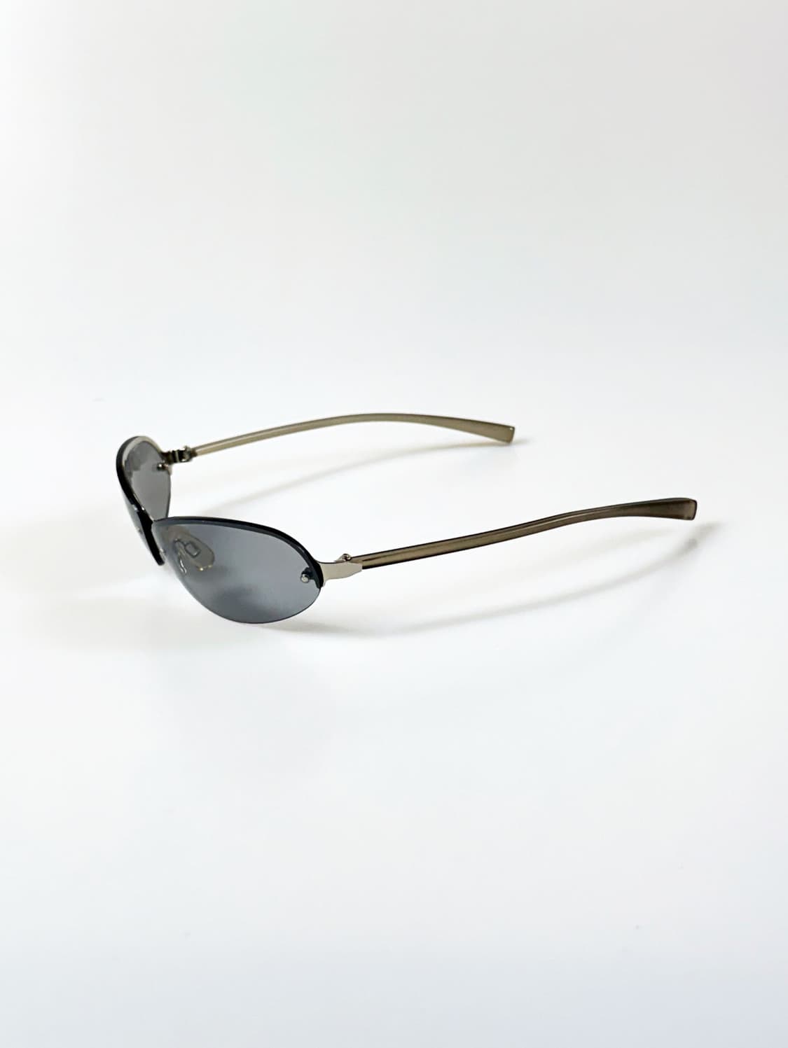 90s UNOSOLEIL 무테 스퀘어 쉴드 프레임 빈티지 선글라스 상품이미지3