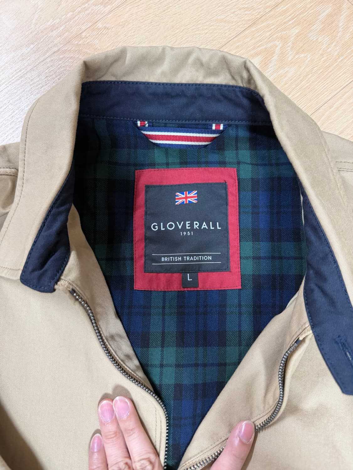 글로버올 베이지 점퍼 상품이미지4