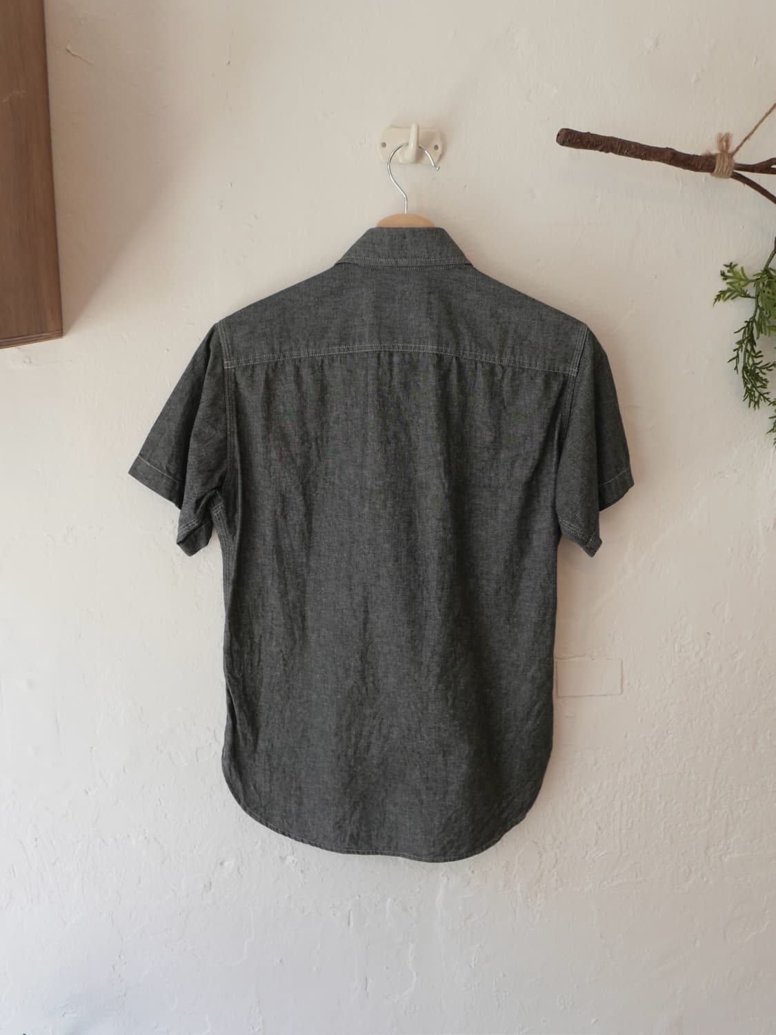 네이버후드 데님 반팔 셔츠 상품이미지2