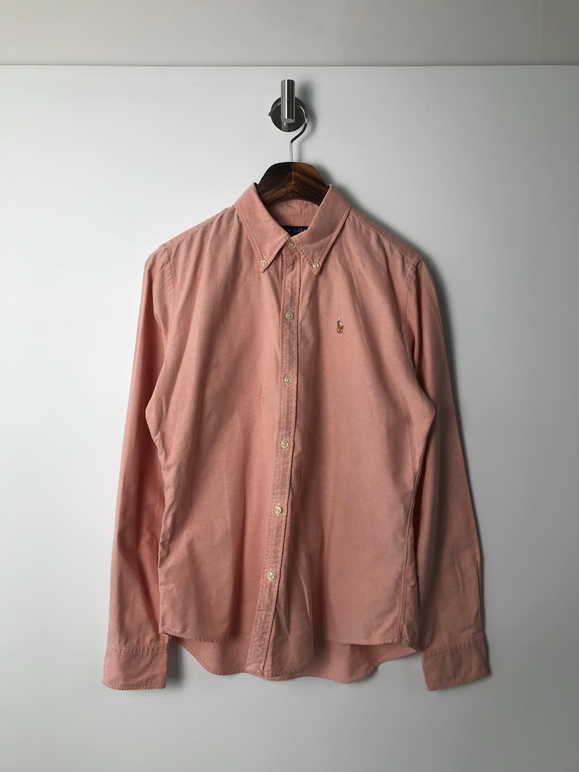 폴로 랄프로렌 자수로고 핑크 옥스포드 셔츠 상품이미지2