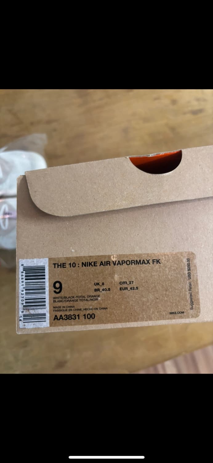 나이키 오프화이트 베이퍼맥스 270 상품이미지5