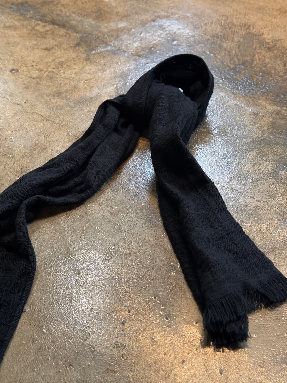 OS ) HANDMADE Vintage Linen Short Scarf 상품이미지3