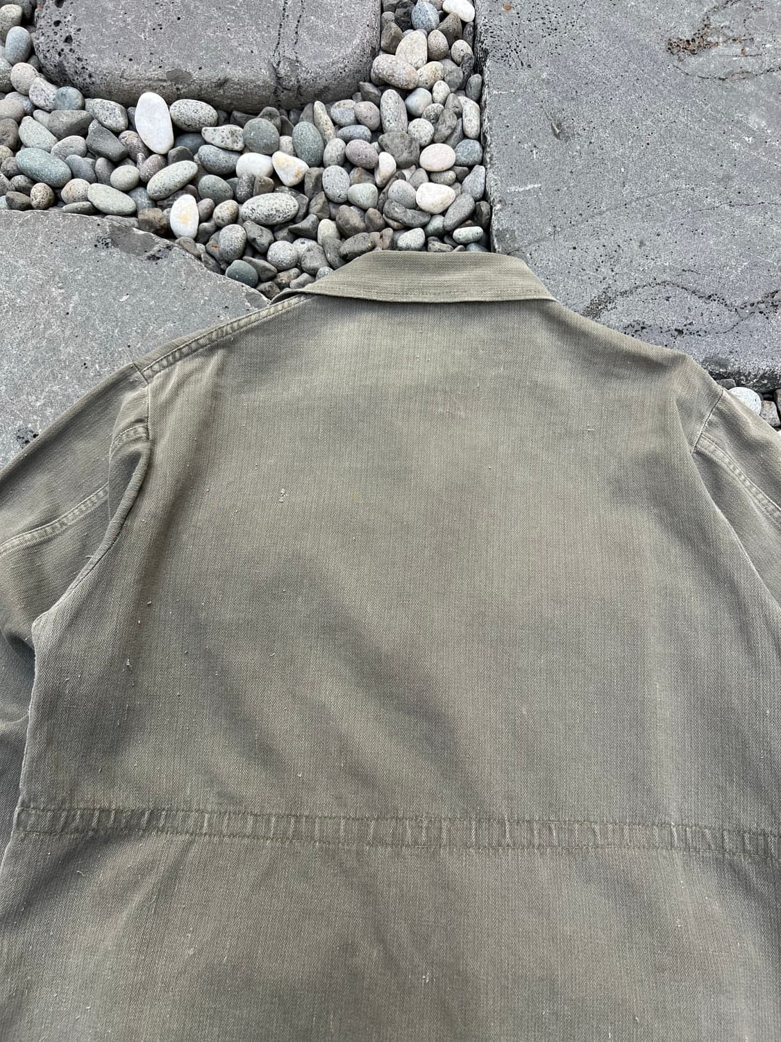 OLD VINTAGE DISTRESSED HBT 빈티지헤링본워크자켓 상품이미지7