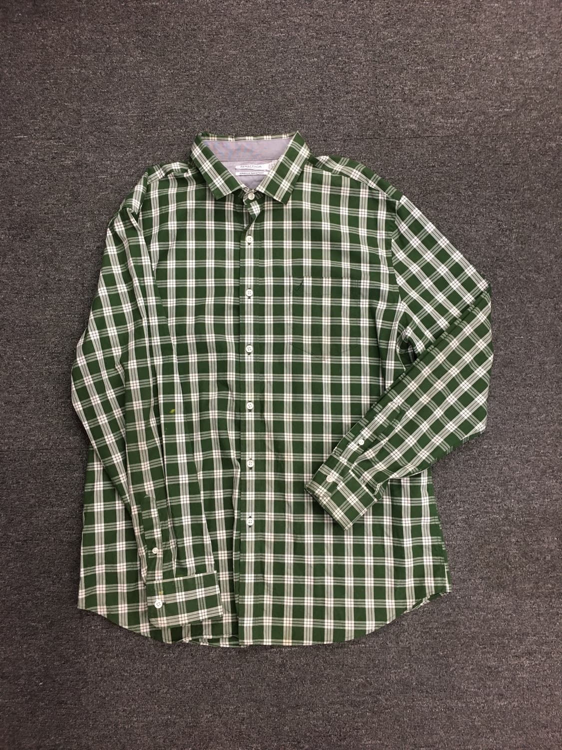 nautica 그린 체크 셔츠 상품이미지1