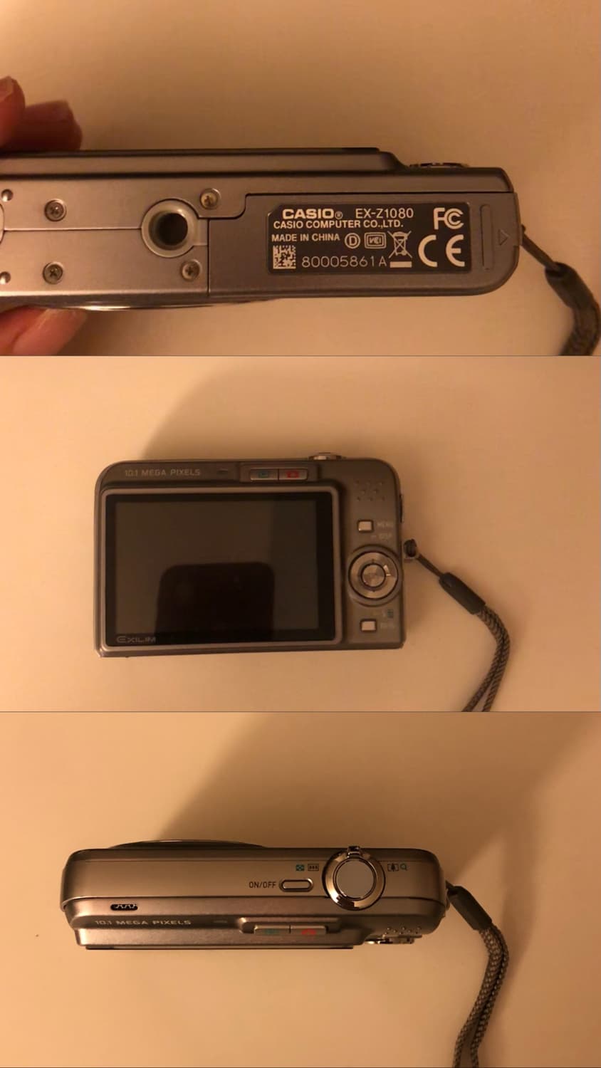 작례있음) 풀구성 카시오 엑슬림 EX-Z1080 상품이미지2