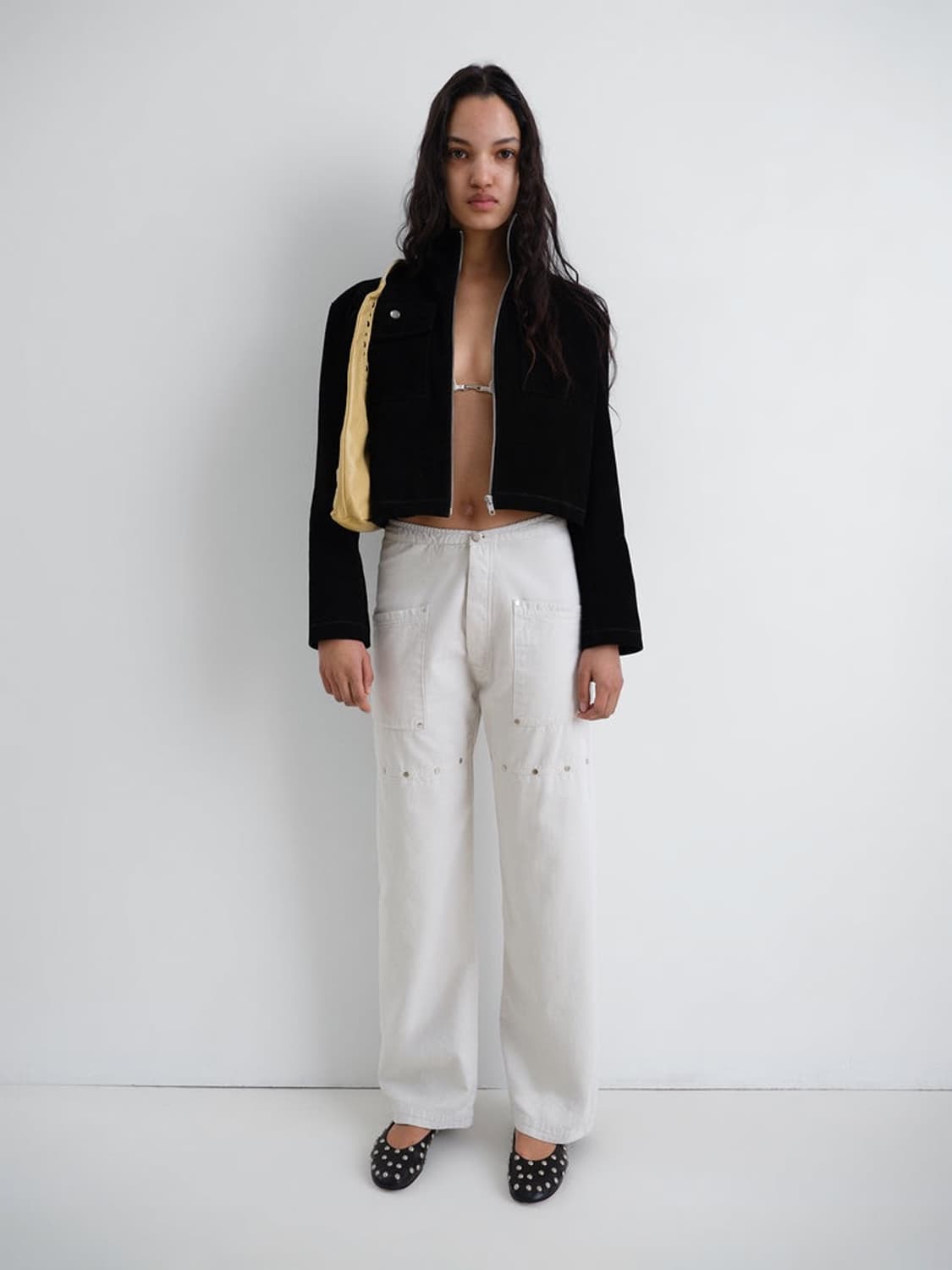 [42,44]기마구아스 Jakob 스터드 팬츠/아이보리 상품이미지5