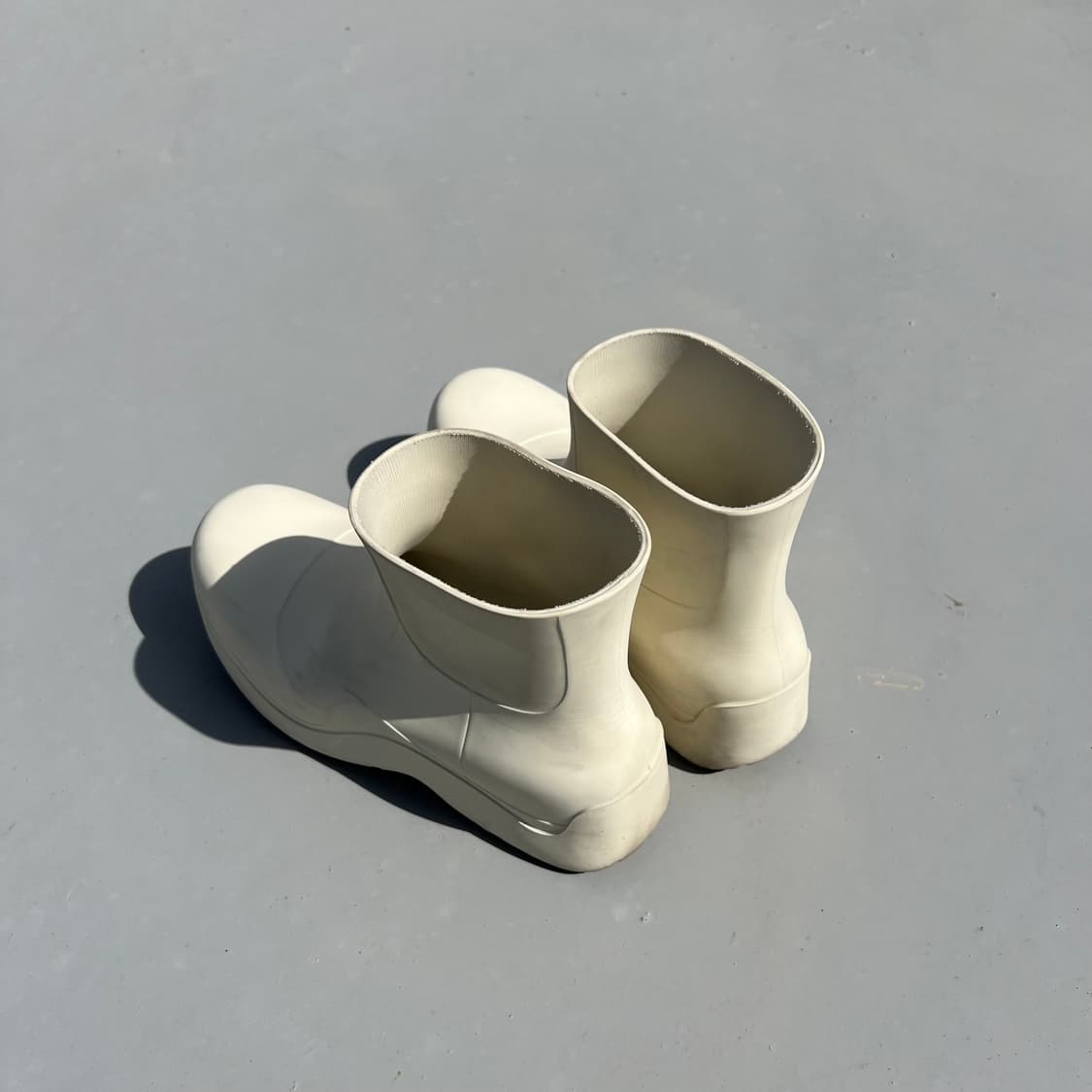 보테가베네타 퍼들부츠 크림 상품이미지2