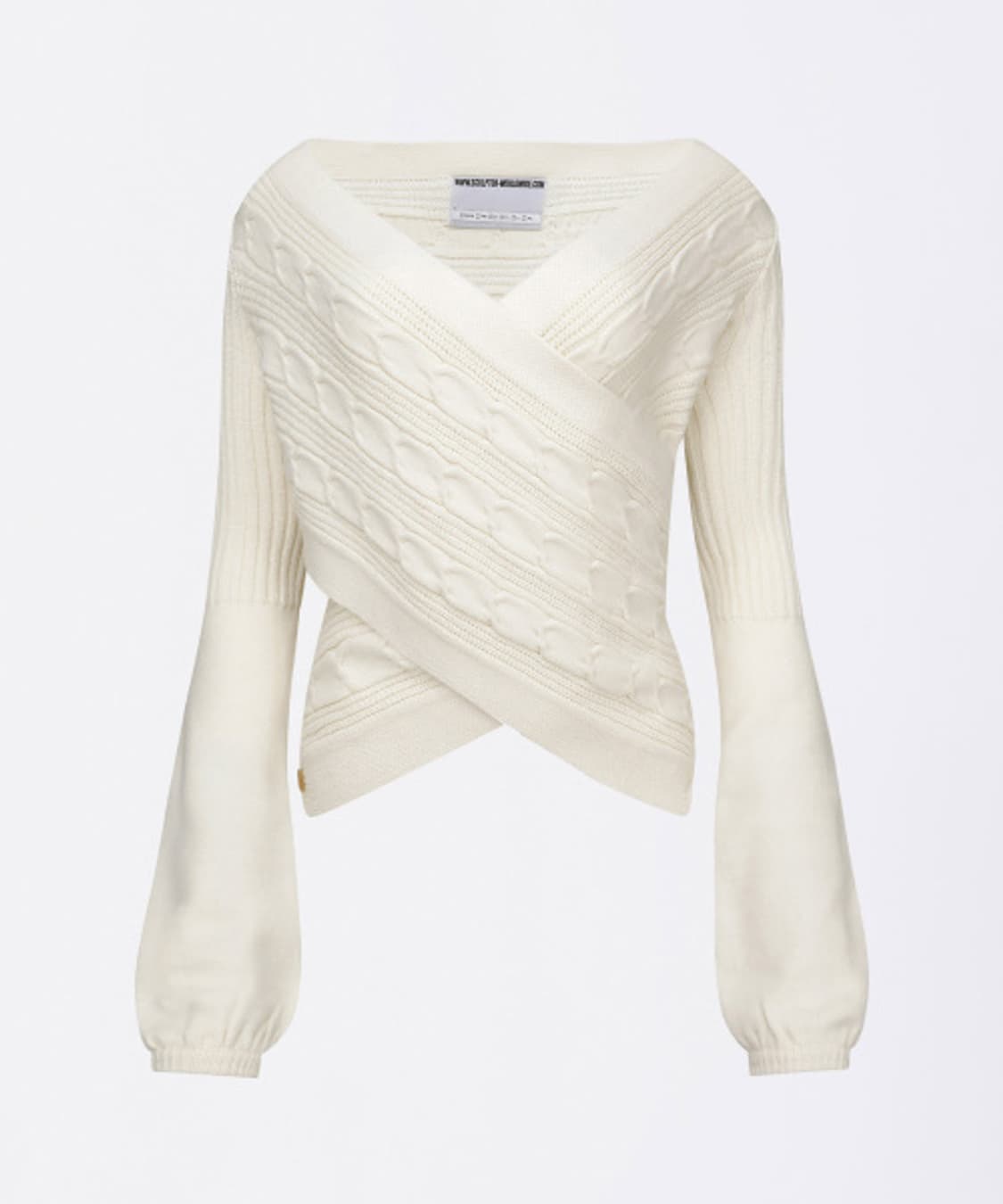 스컬프터 Cable Wrap Shrug Ivory M 상품이미지2