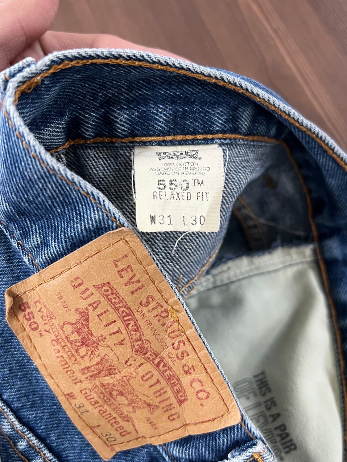 90s Levis 리바이스 릴렉스드 핏 데님 팬츠 상품이미지7