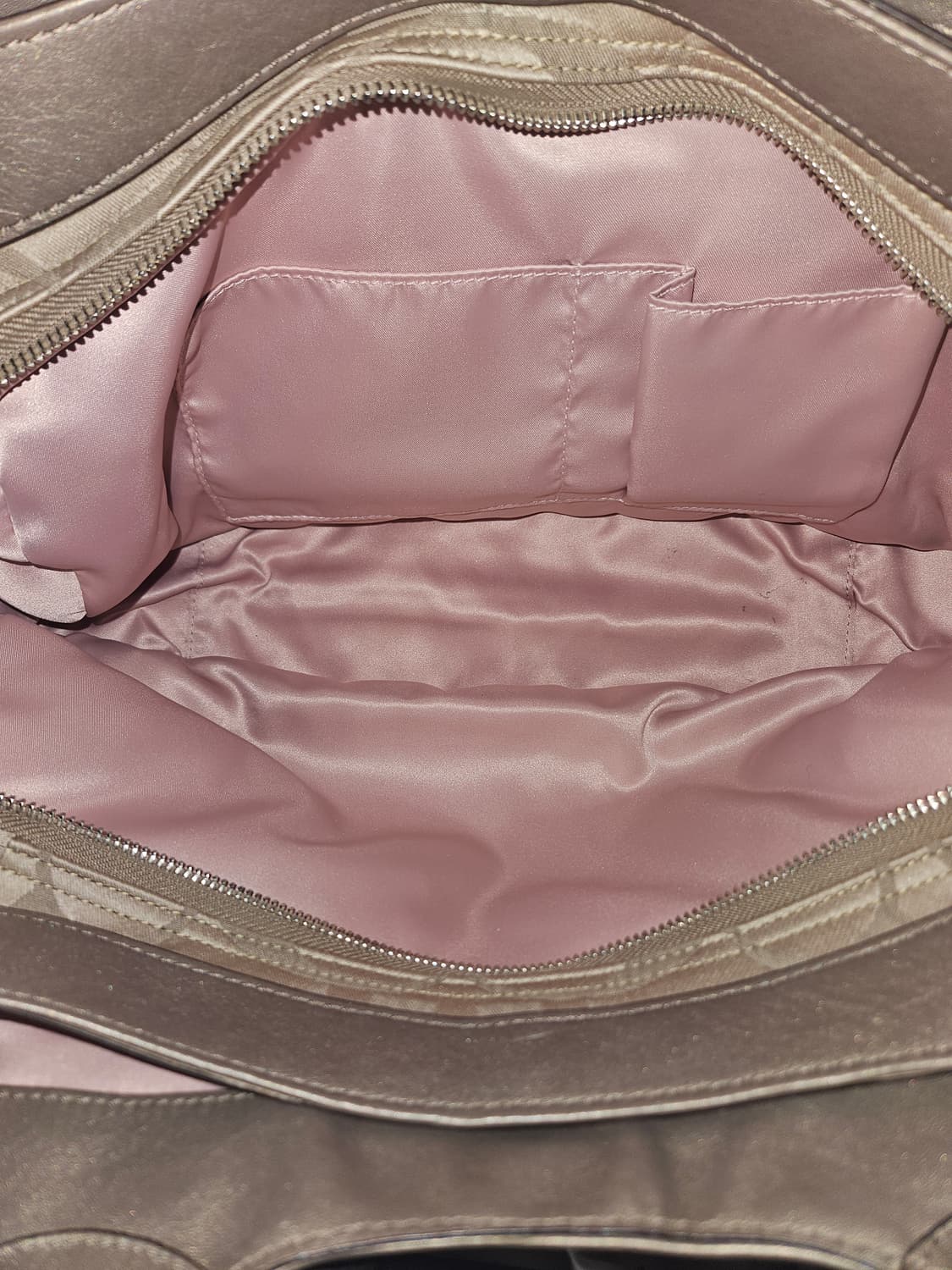 빈티지 오네갸루 실버베이지 코치백 상품이미지7