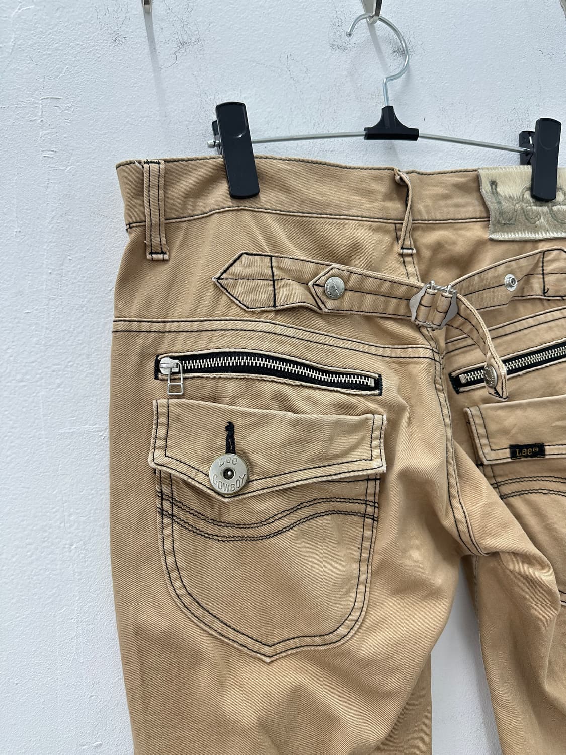 LEE zipper point back detail moto pants 상품이미지8