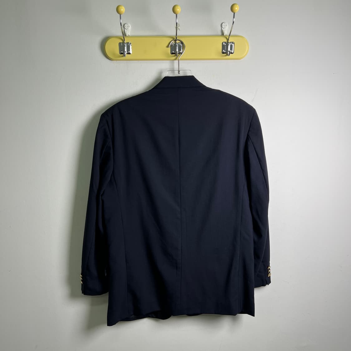 버버리 빈티지 네이비 울 금장 블레이저  상품이미지2