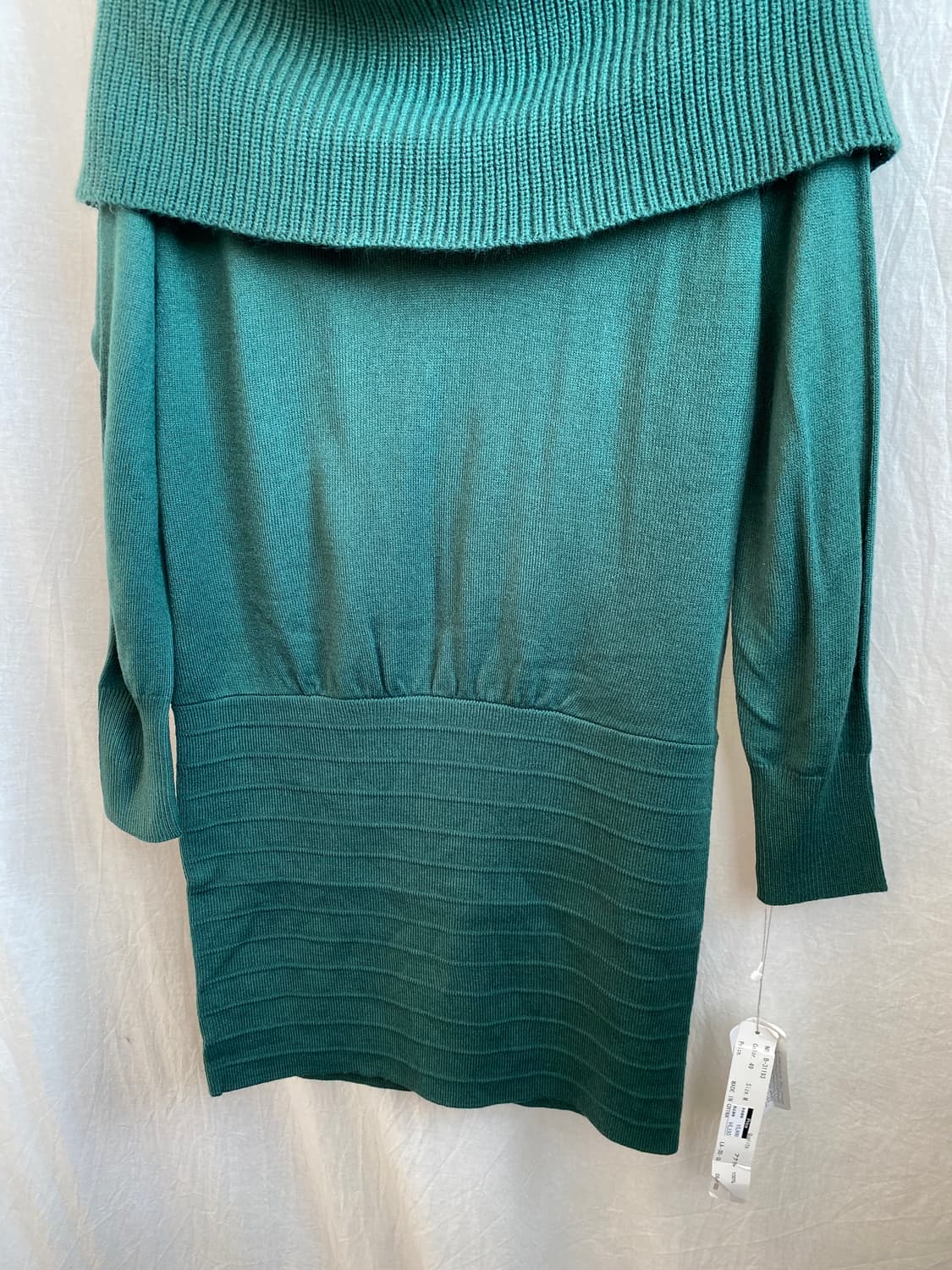 LA DO DA 청록 하이넥 니트(M/미사용품) 상품이미지5