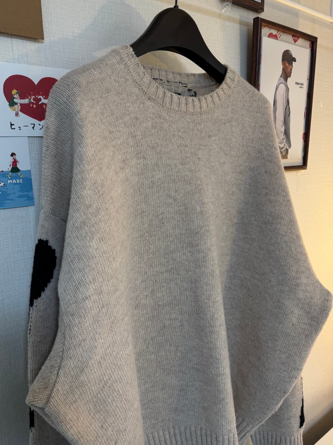 [3] 캐피탈 5G 울 본 크루넥 스웨터 키나리 상품이미지3