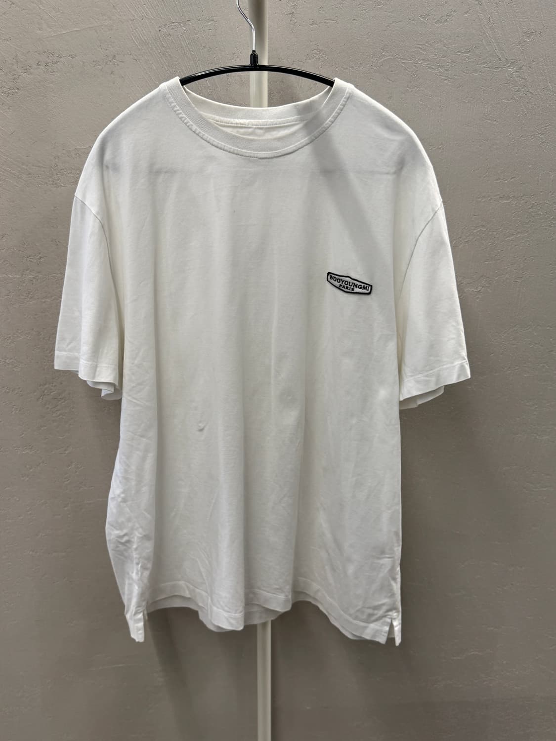 우영미 흰색 반팔 티셔츠 100 상품이미지2