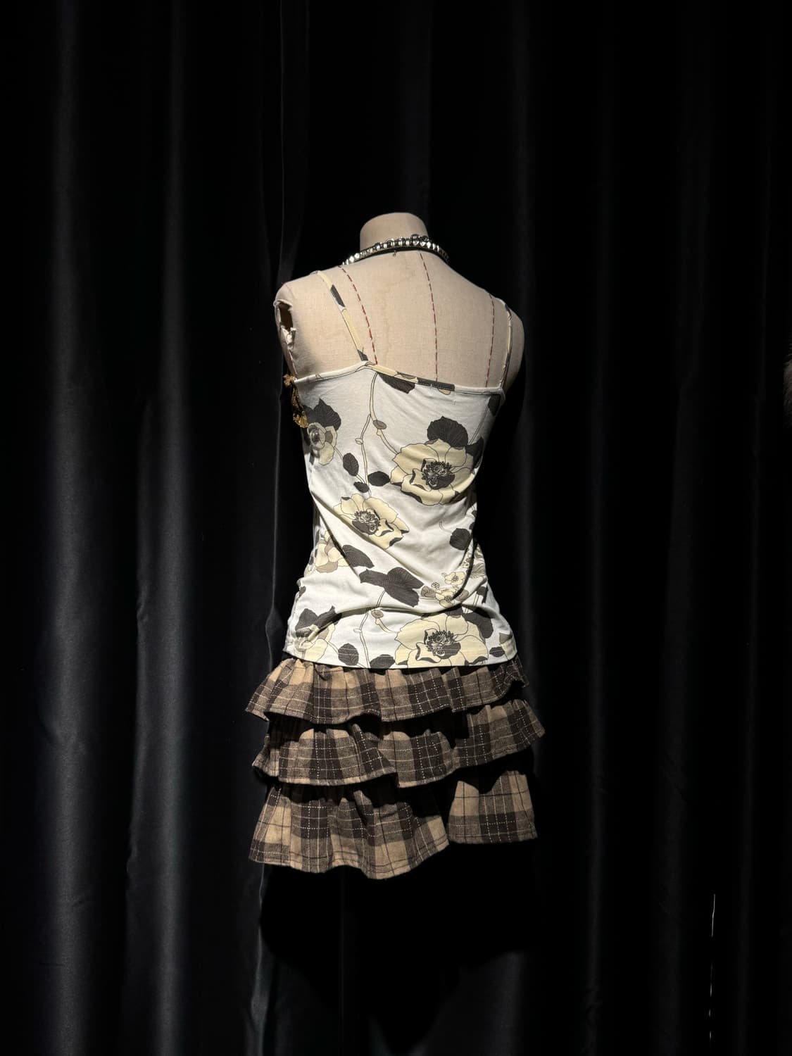 플로럴 패턴 탑 상품이미지4