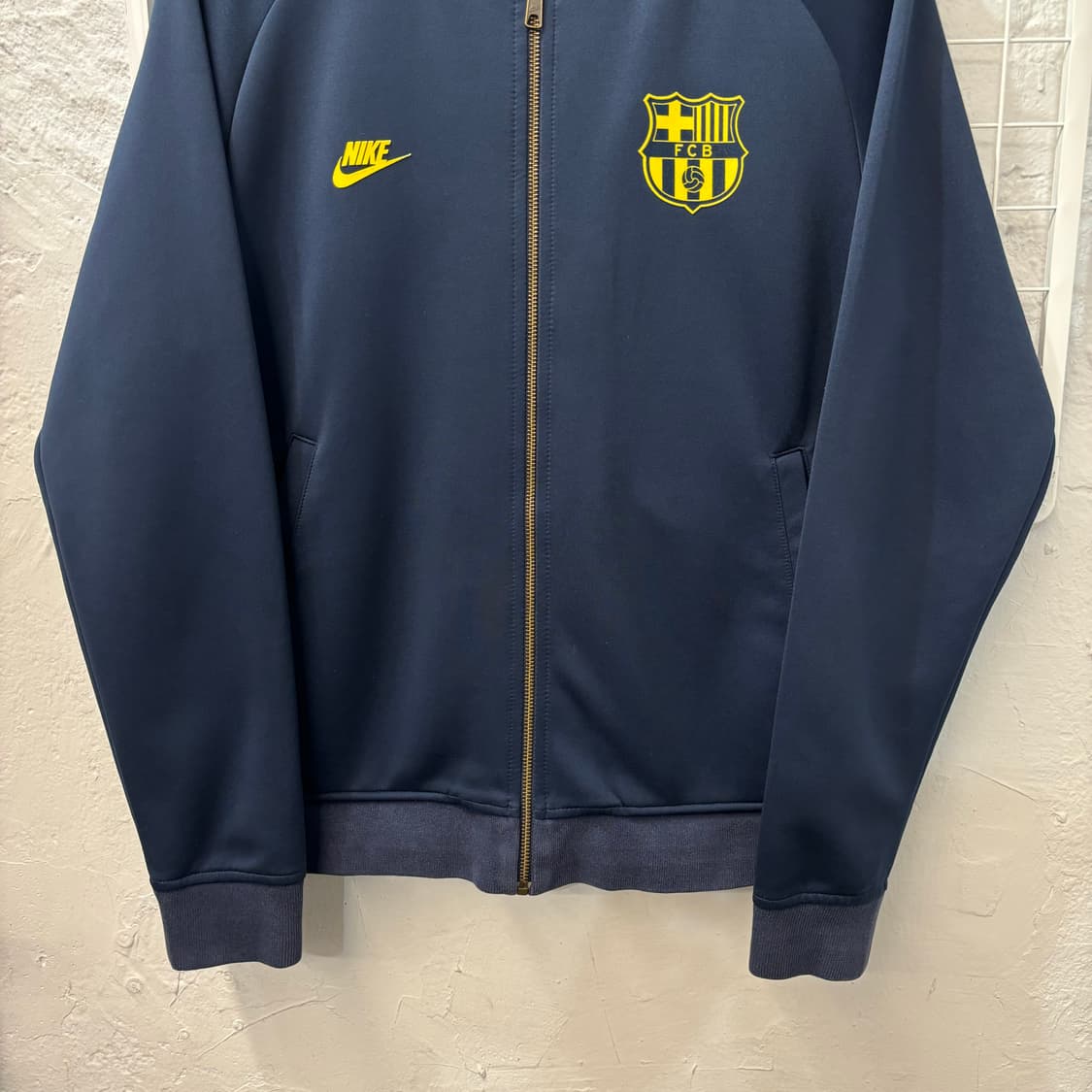 00s 나이키 올드스쿨 FC 바르셀로나 네이비 트랙탑 져지 M 상품이미지4