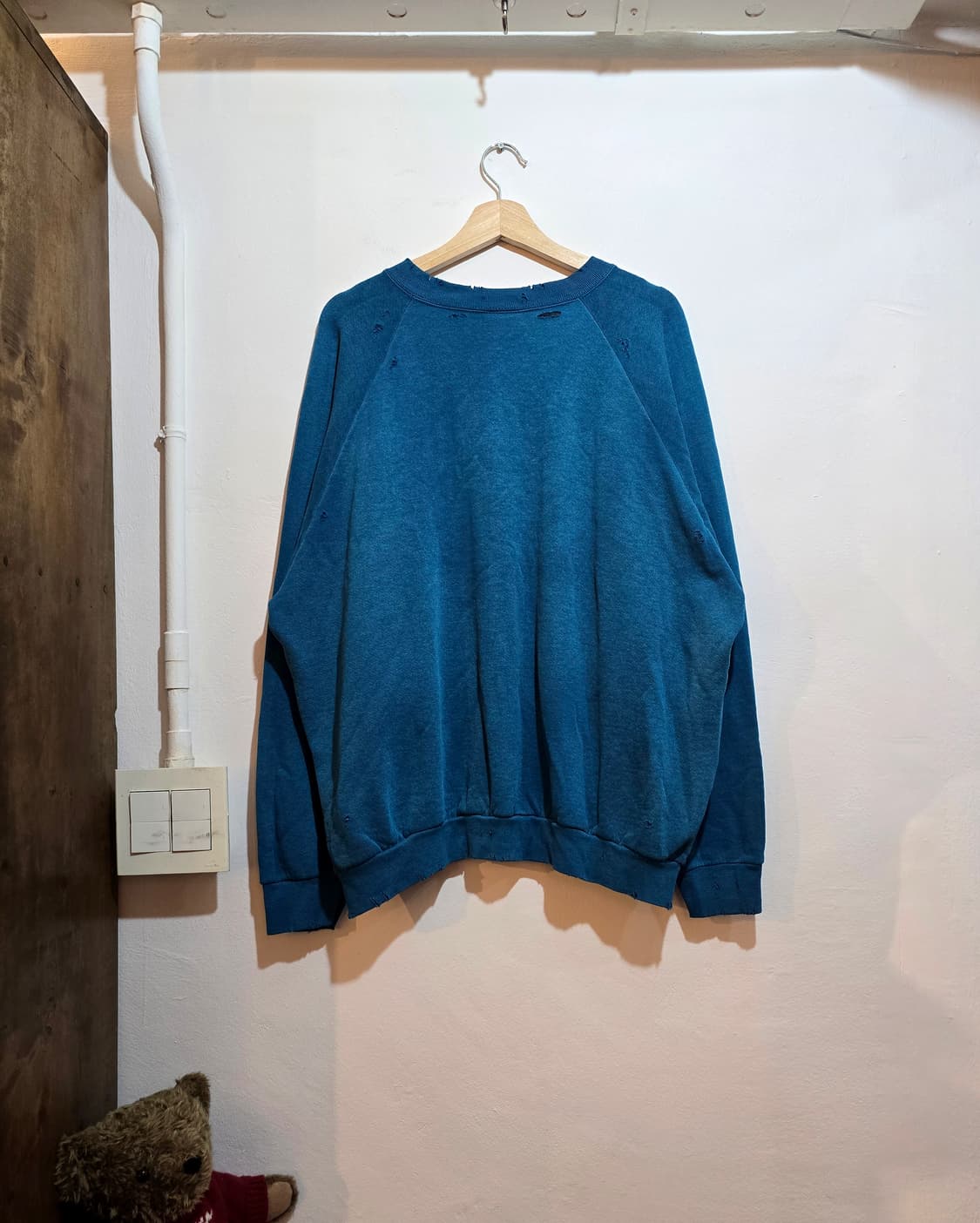 Fruit of The Loom Distressed Blank 스웻 셔츠 상품이미지2