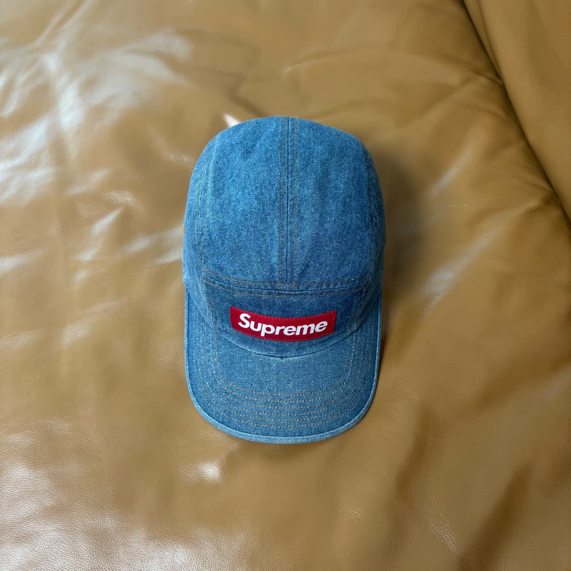 Supreme 슈프림 22fw 워시드 데님 캠프캡 모자 (Denim) 상품이미지6