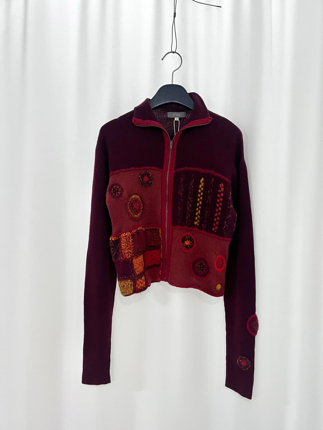 vintage knit zip up  상품이미지1